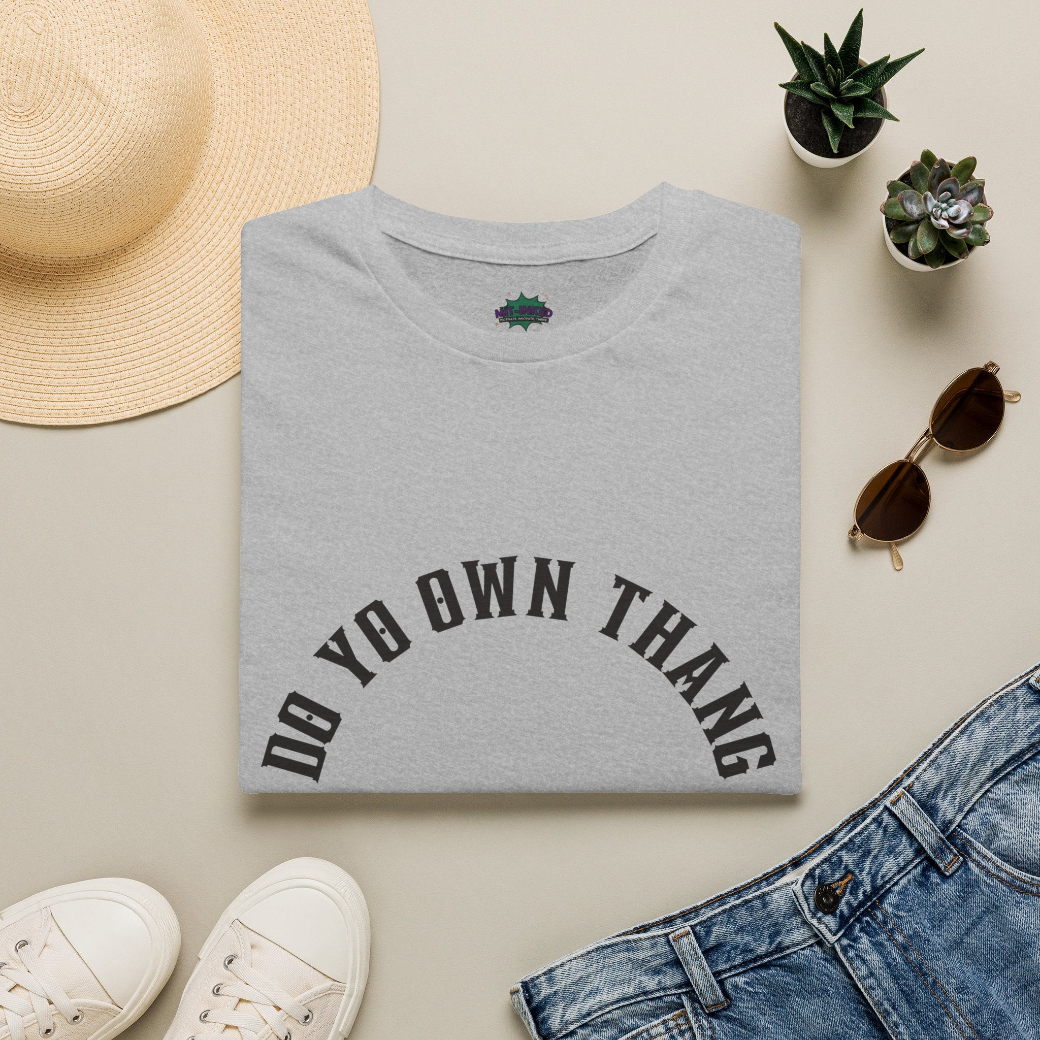 "Do Yo Own Thang" Smile Graphic T-Shirt | MIT-Inked Inspired Casual Tee