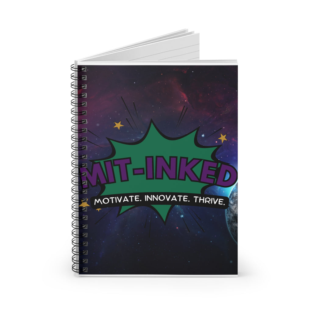 Motivate Innovate Thrive Spiral Notebook