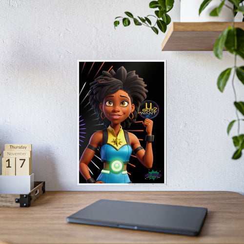 Mighty Moon Starr Cartoon Crossover Print Wall Art