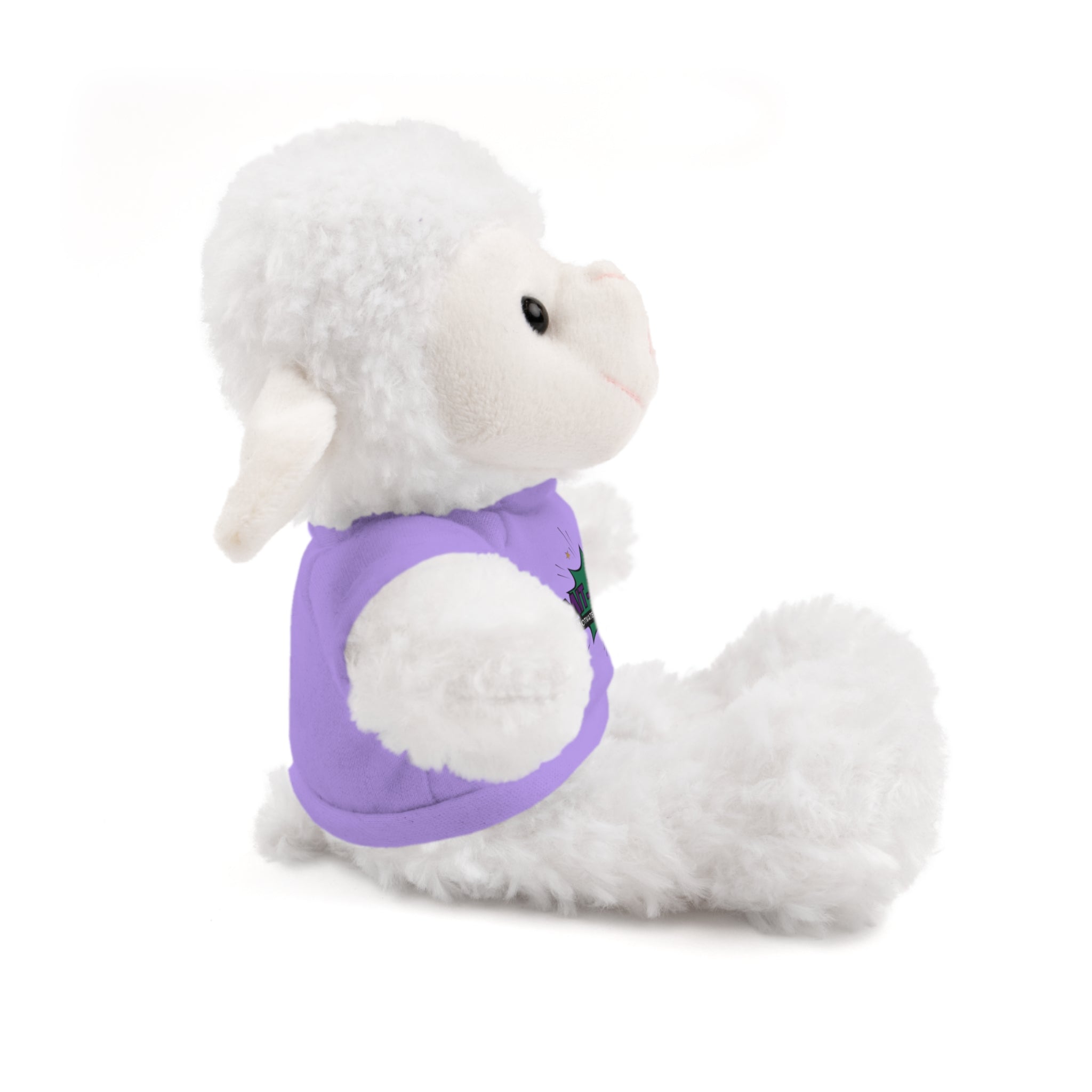 Plush Toy with MIT-Inked Graphic Tee — Cute Stuffed Animal Gift