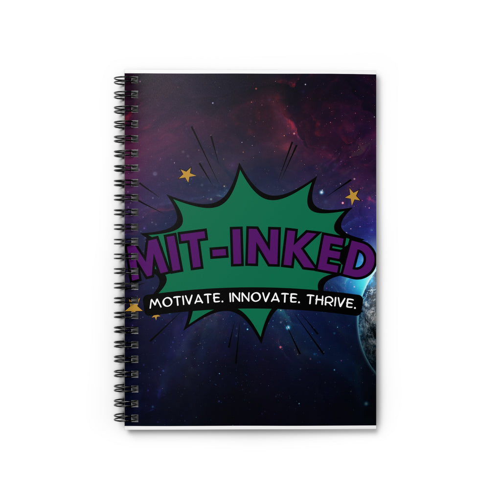 Motivate Innovate Thrive Spiral Notebook