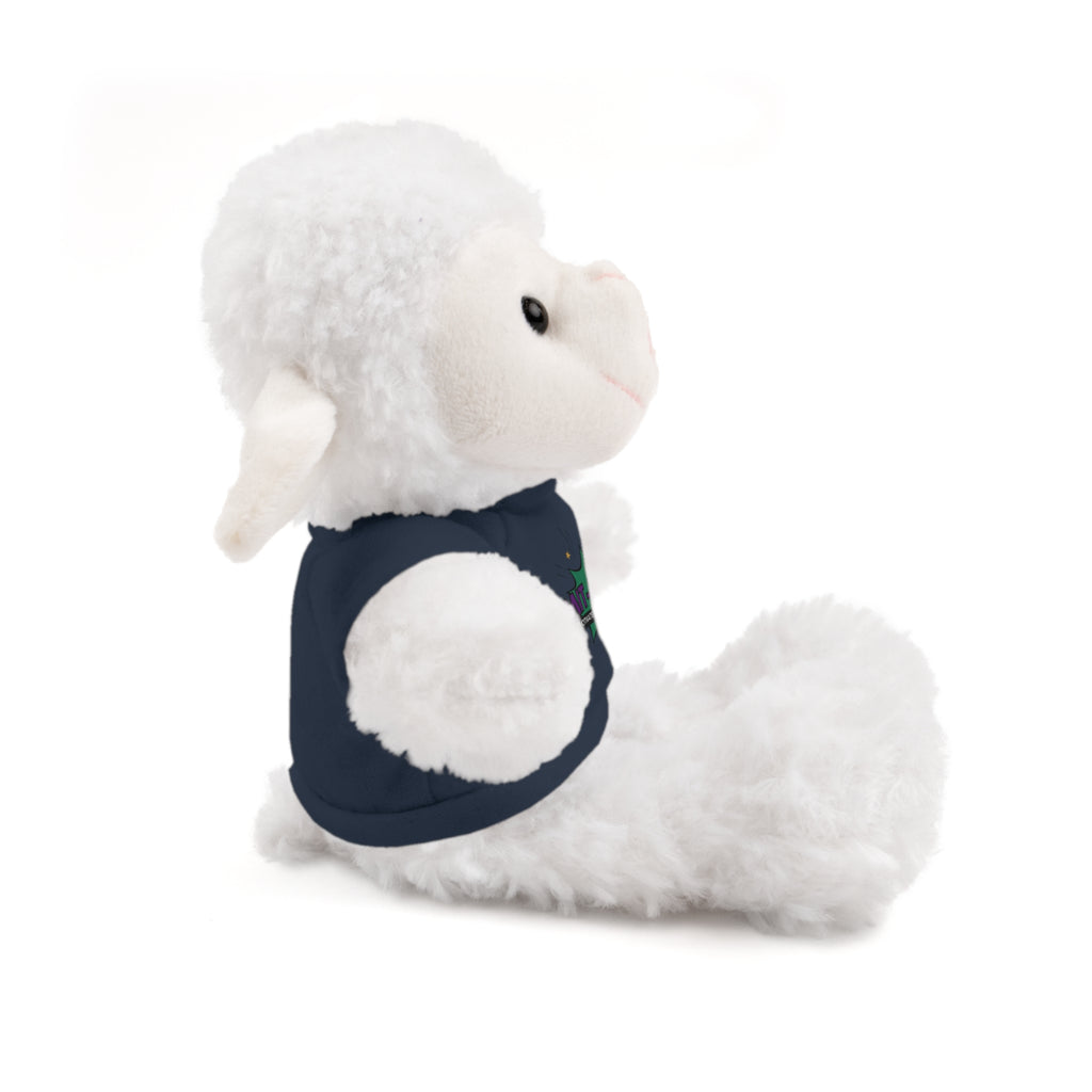 Plush Toy with MIT-Inked Graphic Tee — Cute Stuffed Animal Gift