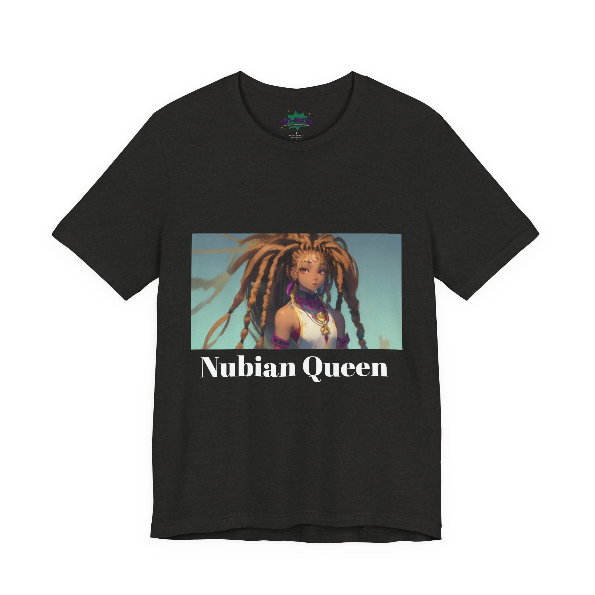 Nubian Queen Tee — Empowering Afrocentric Graphic T‑Shirt | MIT-Inked Heritage Tee