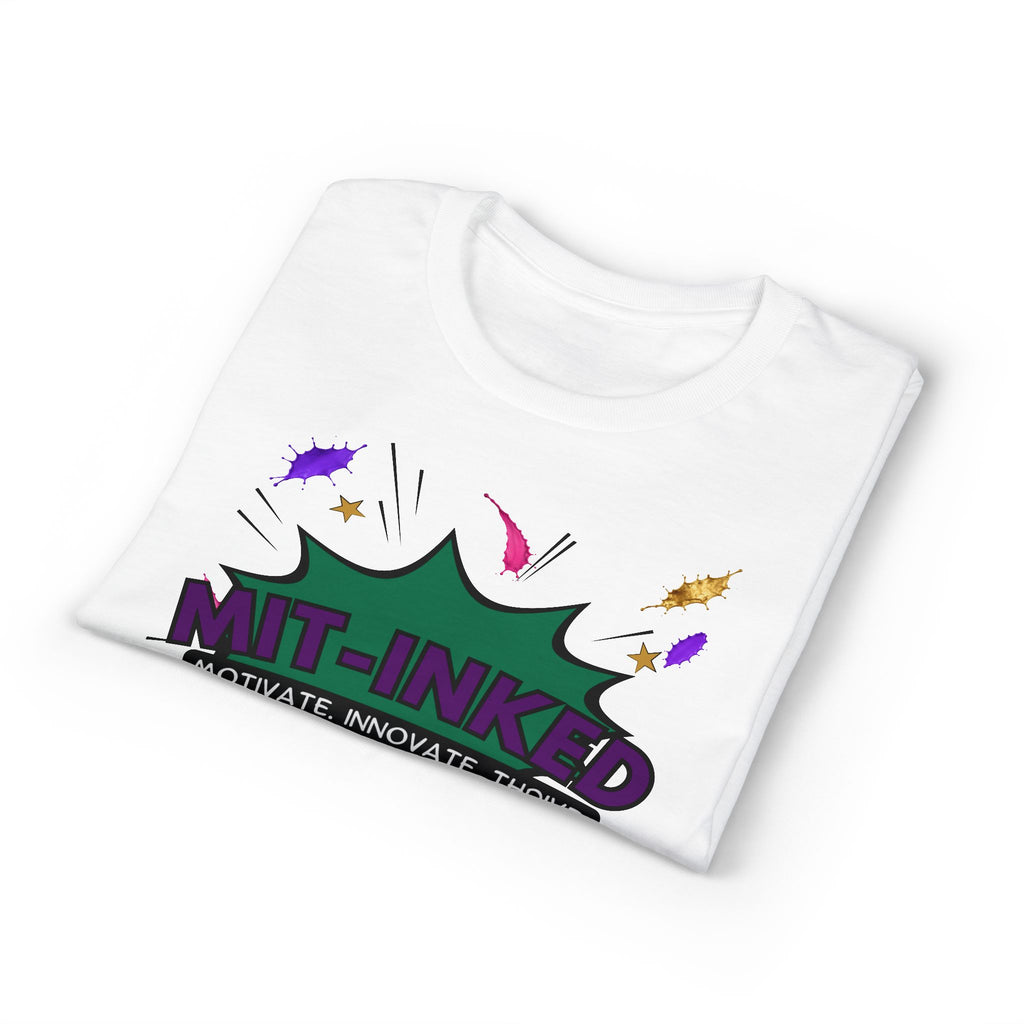 MIT-Inked Comic Art Logo T-Shirt | Motivate Innovate Thrive Graphic Tee Printify