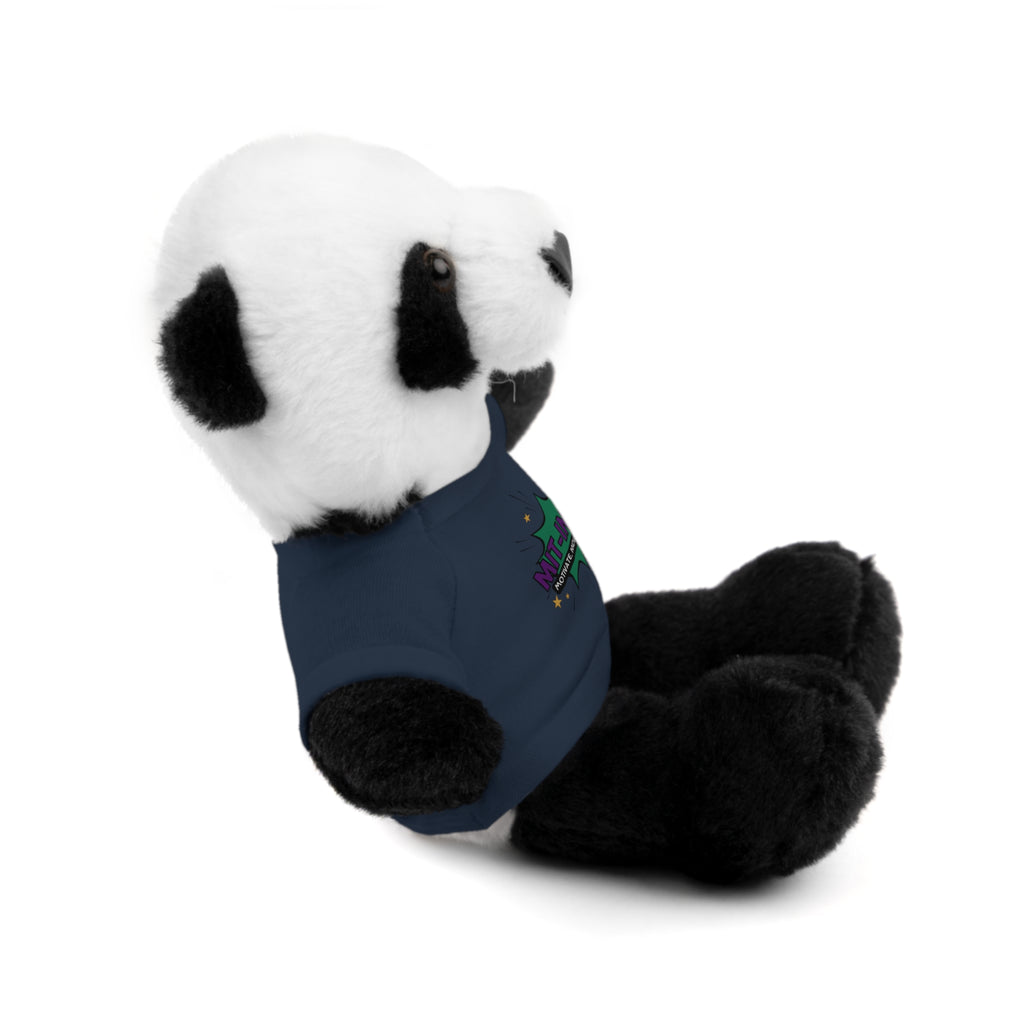 Plush Toy with MIT-Inked Graphic Tee — Cute Stuffed Animal Gift
