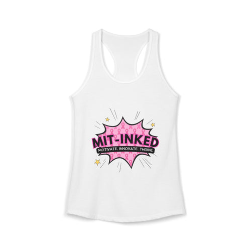MIT-Inked Breast Cancer Women's Ideal Racerback Tank