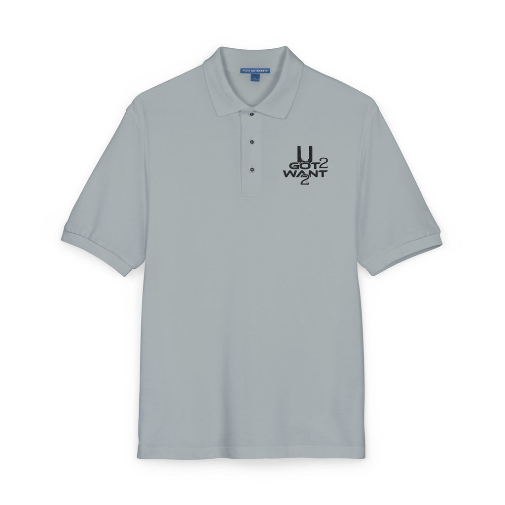 "U Got 2 Want 2" Unisex Polo Shirt (Embroidery)