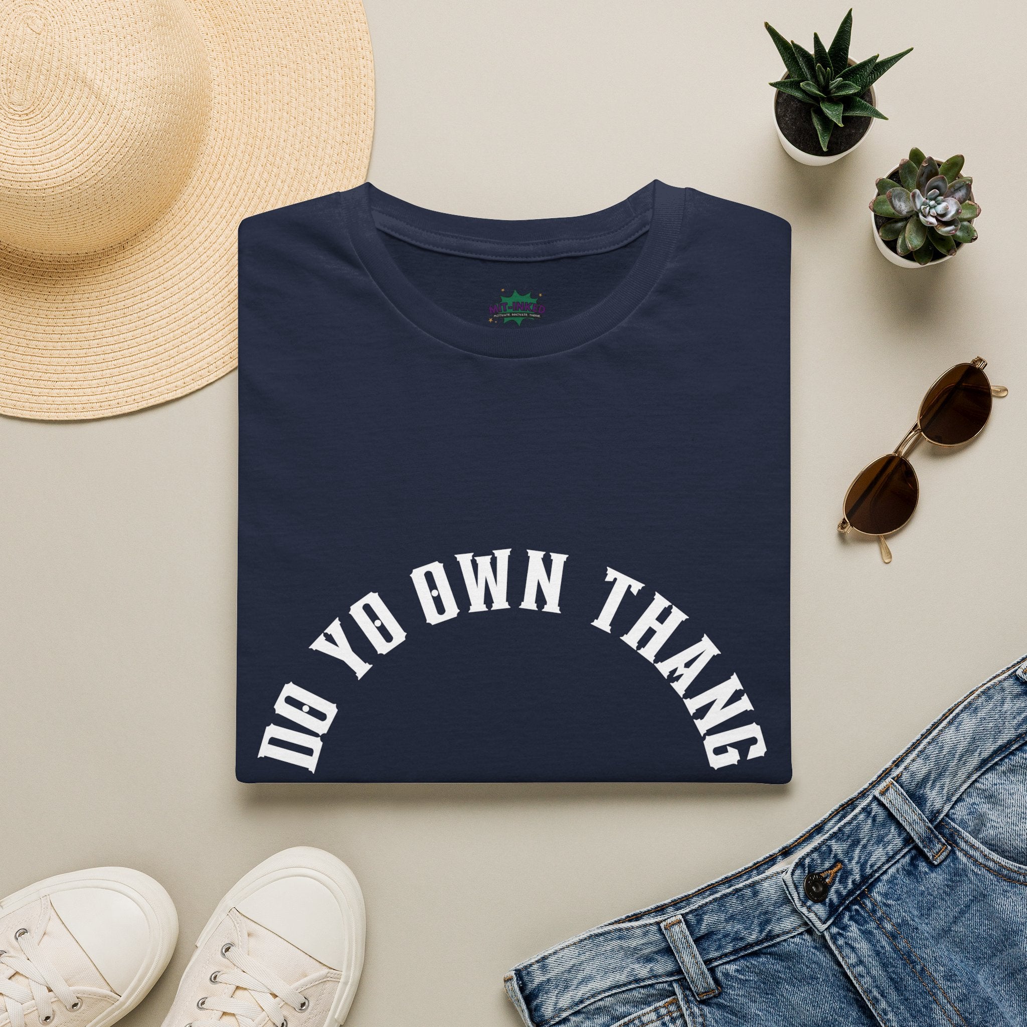 "Do Yo Own Thang" Smile Graphic T-Shirt | MIT-Inked Inspired Casual Tee