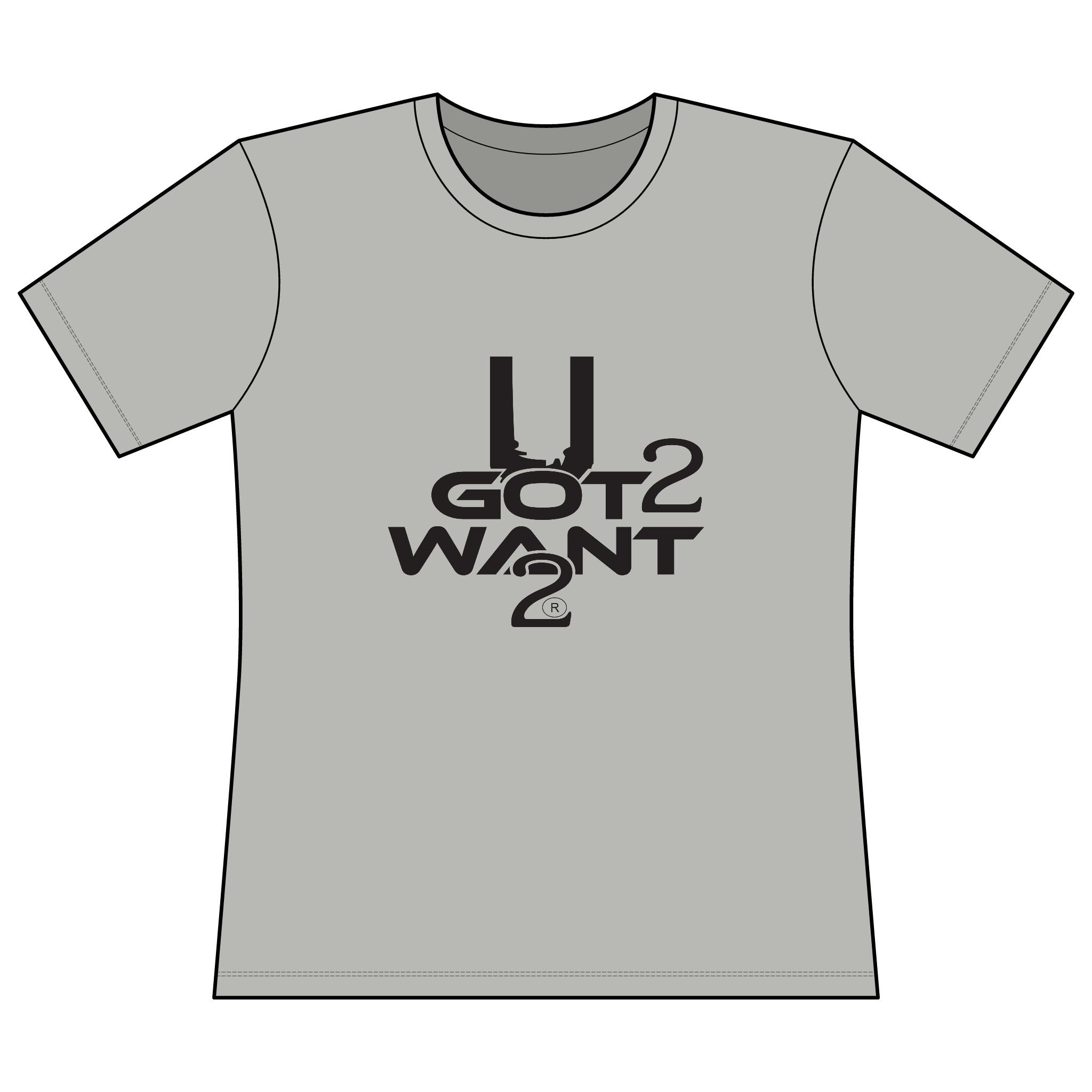 'U Got 2 Want 2' Women's Performance Short Sleeve Moisture Wicking Tee