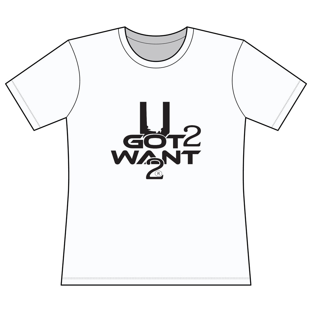 'U Got 2 Want 2' Women's Performance Short Sleeve Moisture Wicking Tee