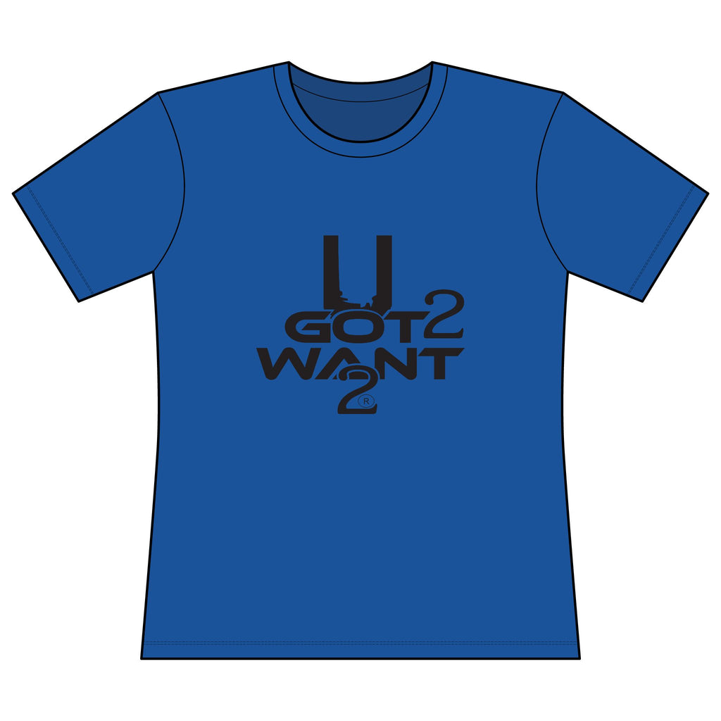 'U Got 2 Want 2' Women's Performance Short Sleeve Moisture Wicking Tee