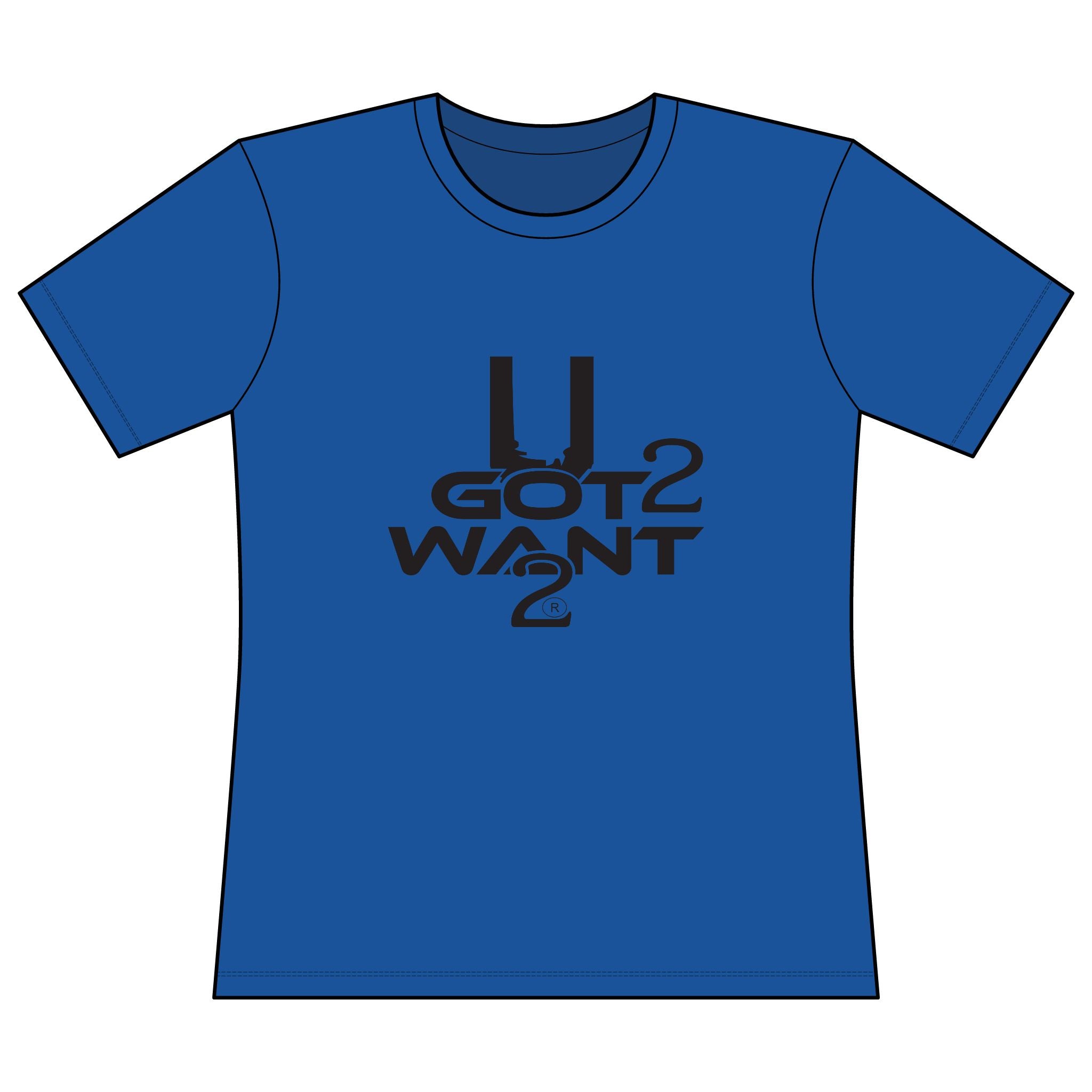 'U Got 2 Want 2' Women's Performance Short Sleeve Moisture Wicking Tee