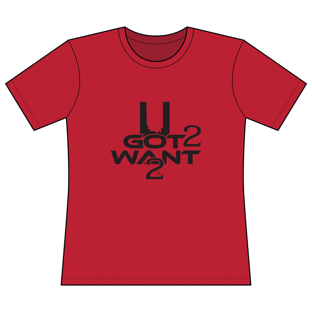 'U Got 2 Want 2' Women's Performance Short Sleeve Moisture Wicking Tee