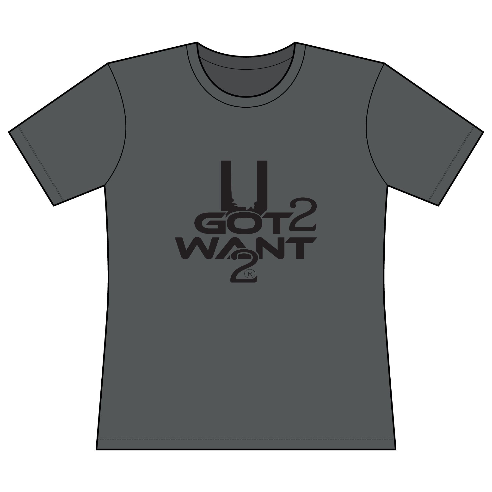 'U Got 2 Want 2' Women's Performance Short Sleeve Moisture Wicking Tee