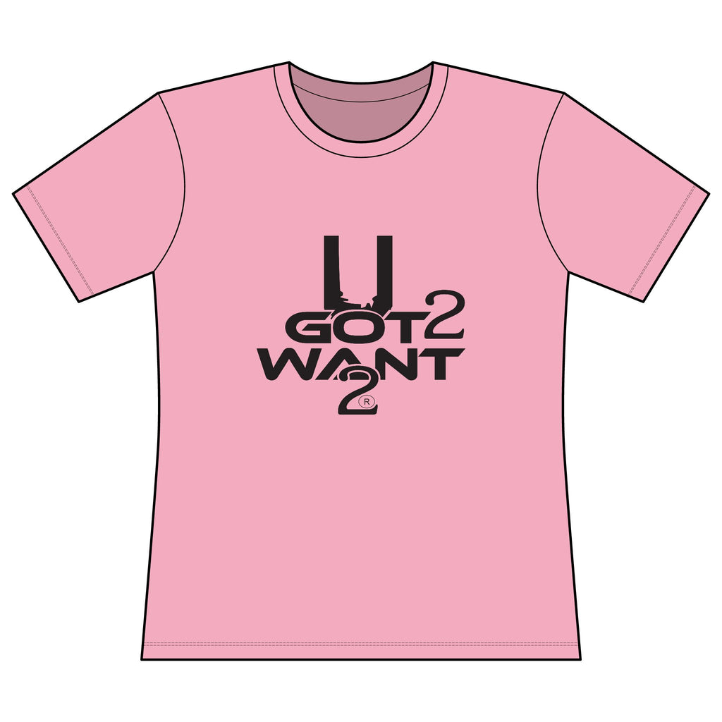 'U Got 2 Want 2' Women's Performance Short Sleeve Moisture Wicking Tee