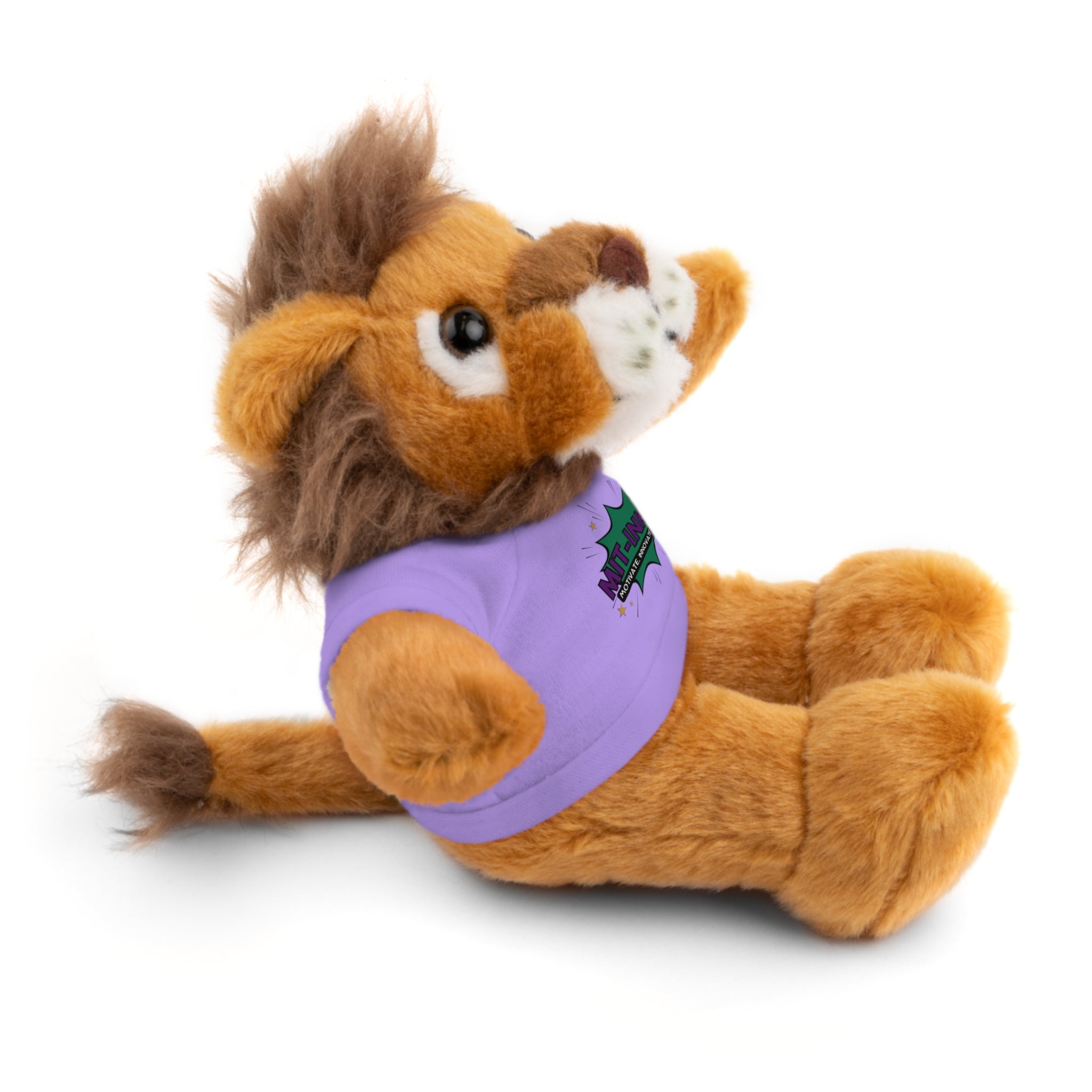 Plush Toy with MIT-Inked Graphic Tee — Cute Stuffed Animal Gift