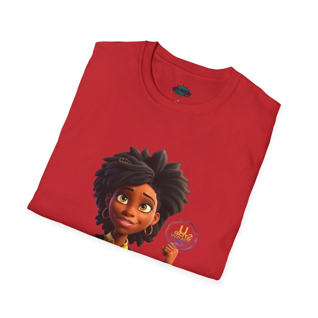 Mighty Moon Starr U Got 2 Want 2 T-Shirt | Cute Cartoon Character Graphic Tee Printify