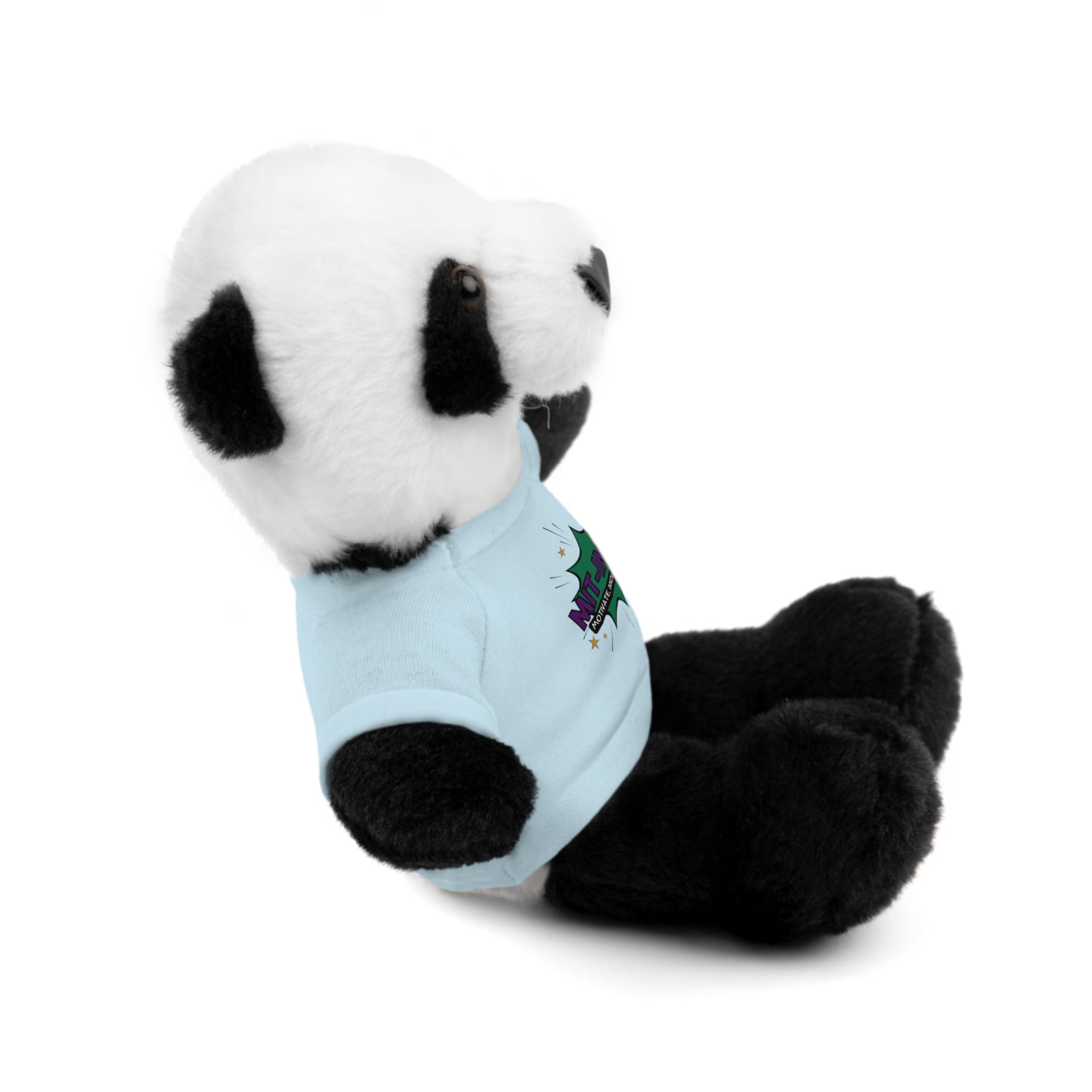 Plush Toy with MIT-Inked Graphic Tee — Cute Stuffed Animal Gift