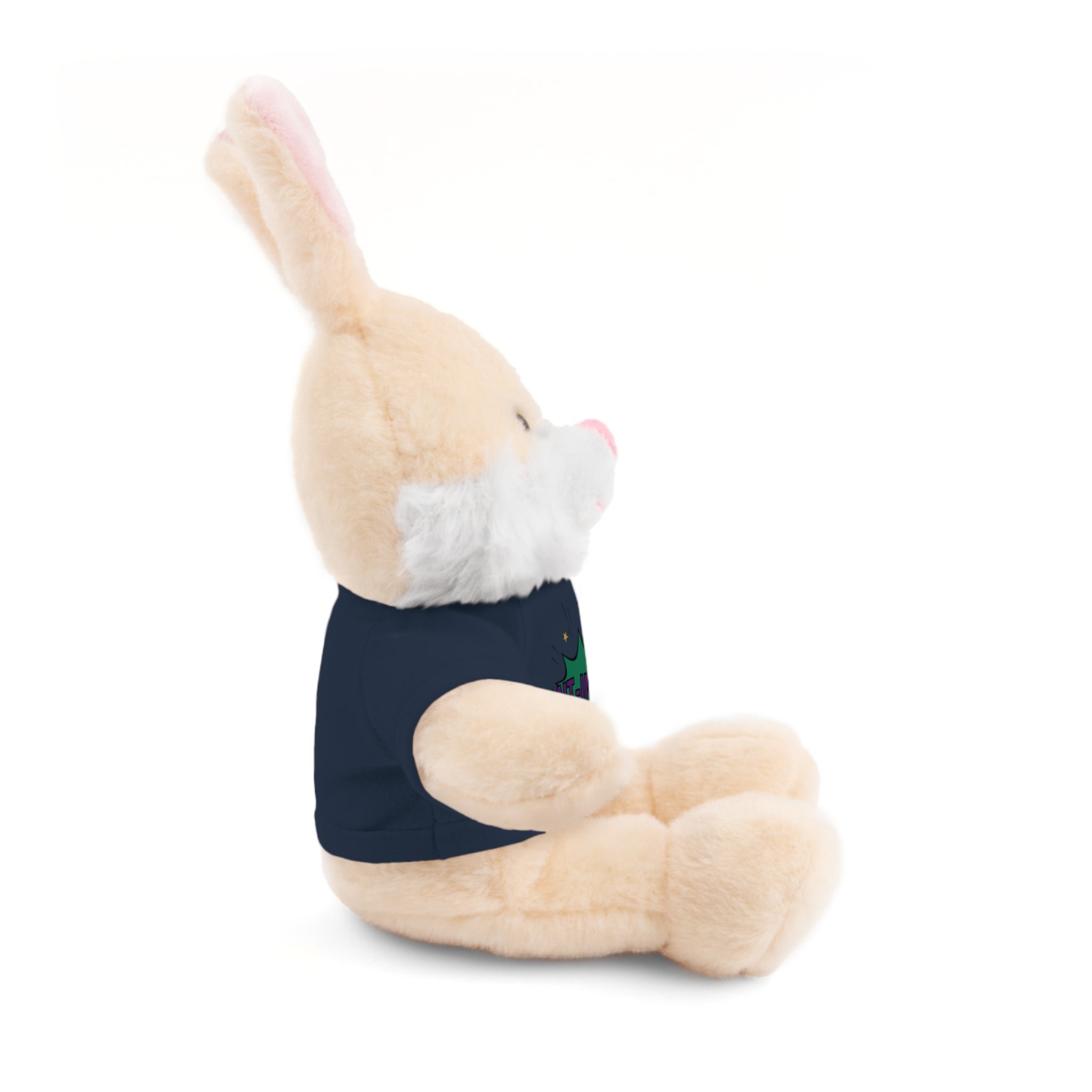 Plush Toy with MIT-Inked Graphic Tee — Cute Stuffed Animal Gift