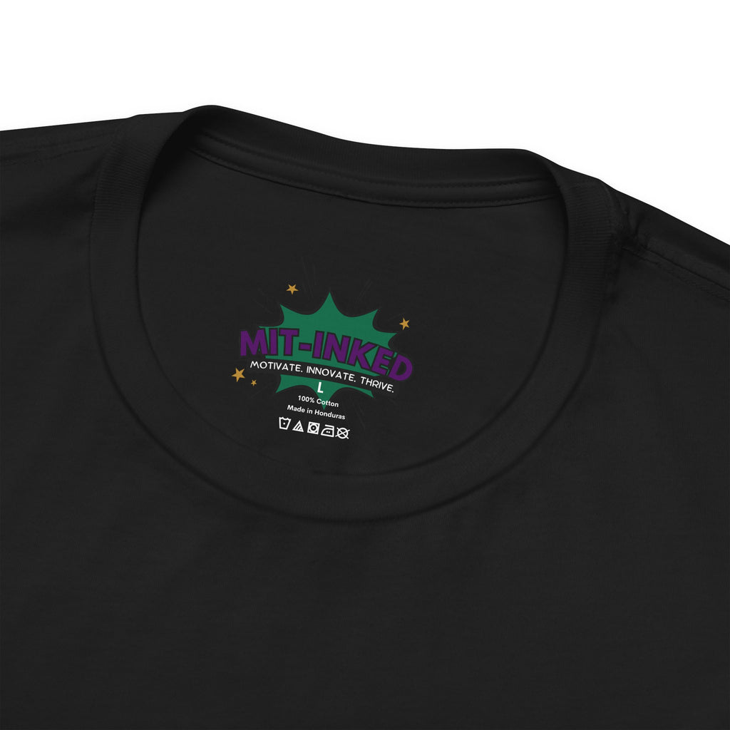 MIT-Inked Regal Afro-Futurist Queen Portrait Self-Love Graphic Tee