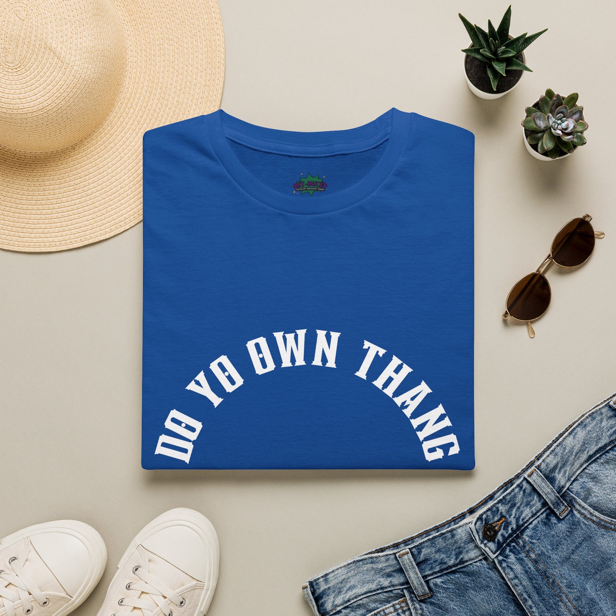 "Do Yo Own Thang" Smile Graphic T-Shirt | MIT-Inked Inspired Casual Tee