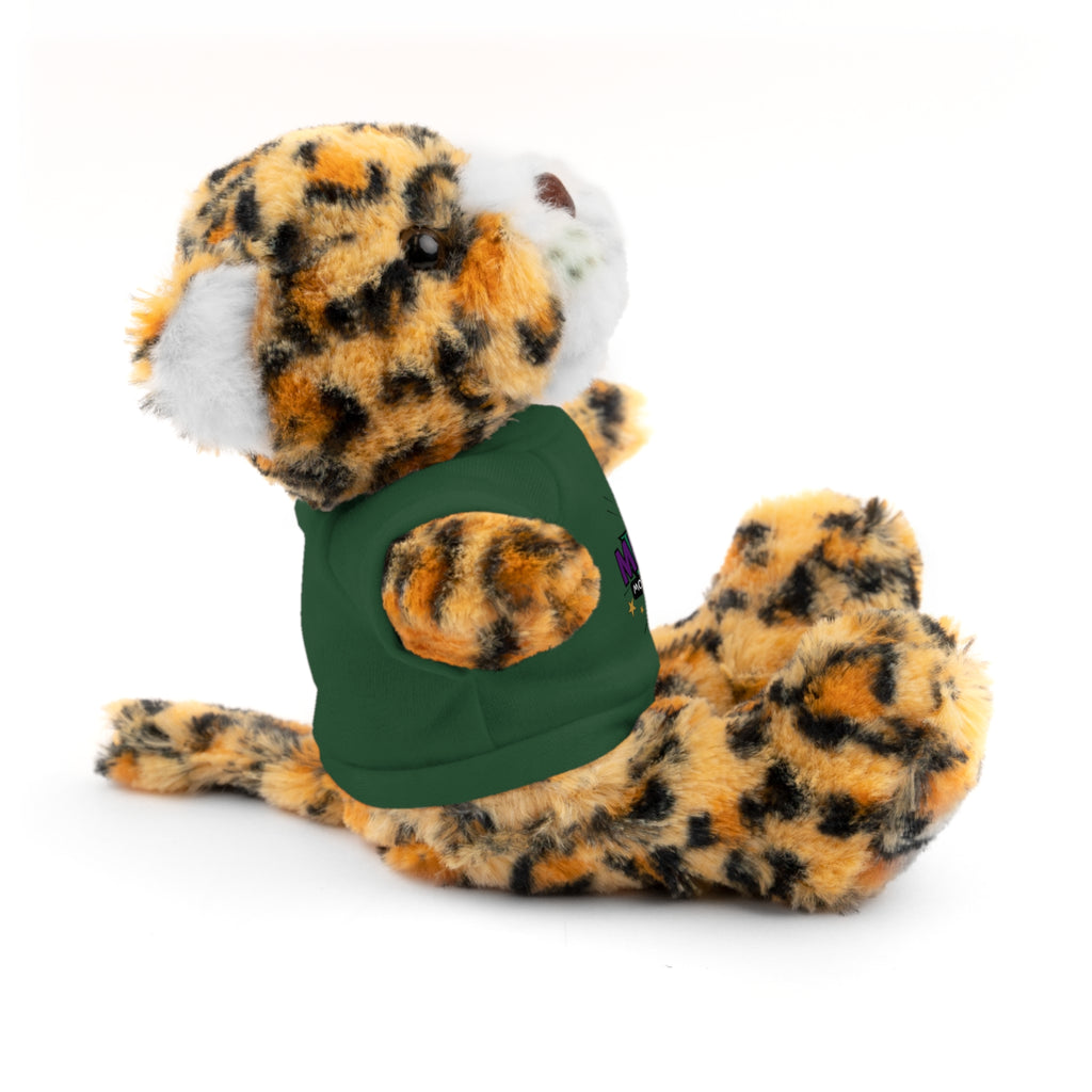 Plush Toy with MIT-Inked Graphic Tee — Cute Stuffed Animal Gift