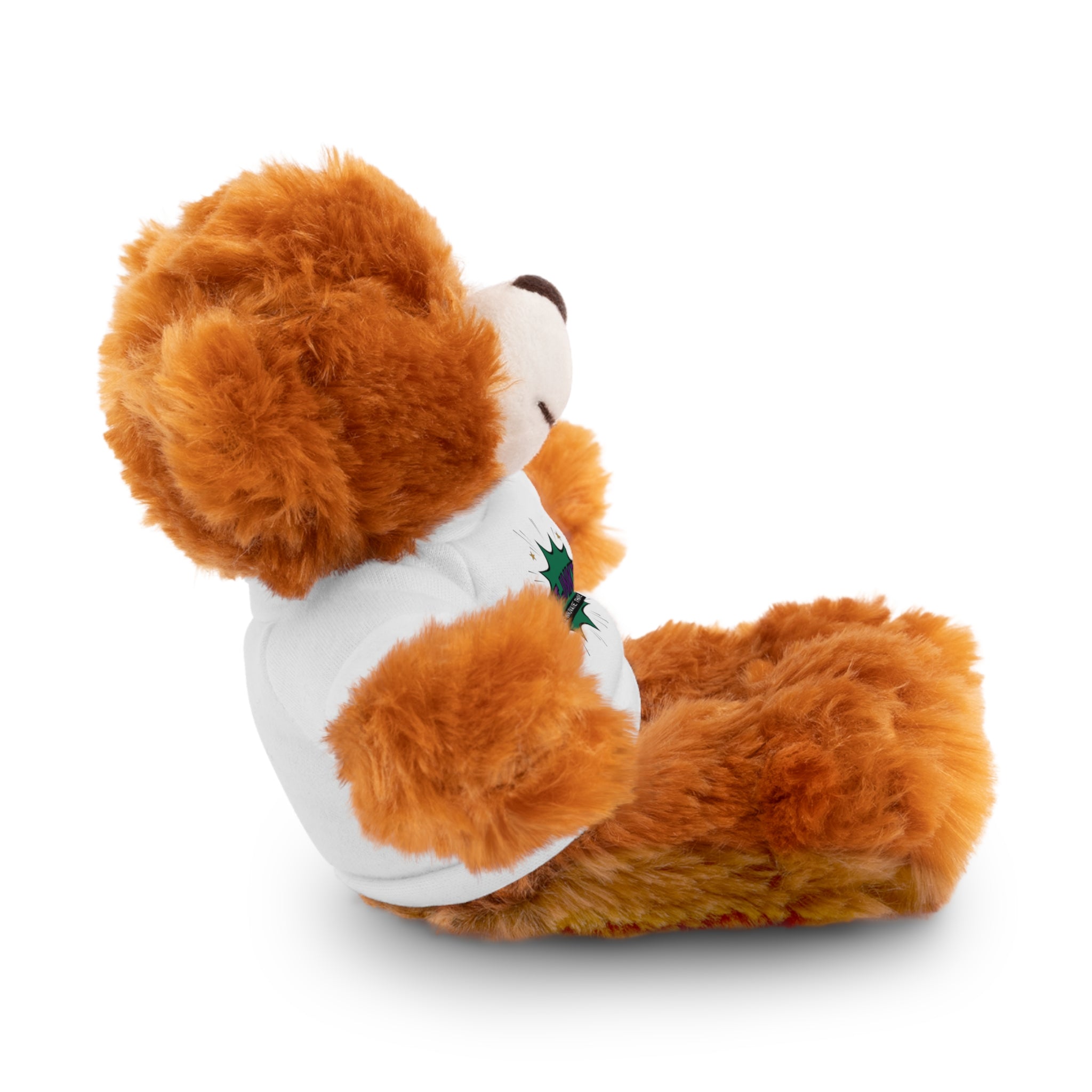 Plush Toy with MIT-Inked Graphic Tee — Cute Stuffed Animal Gift