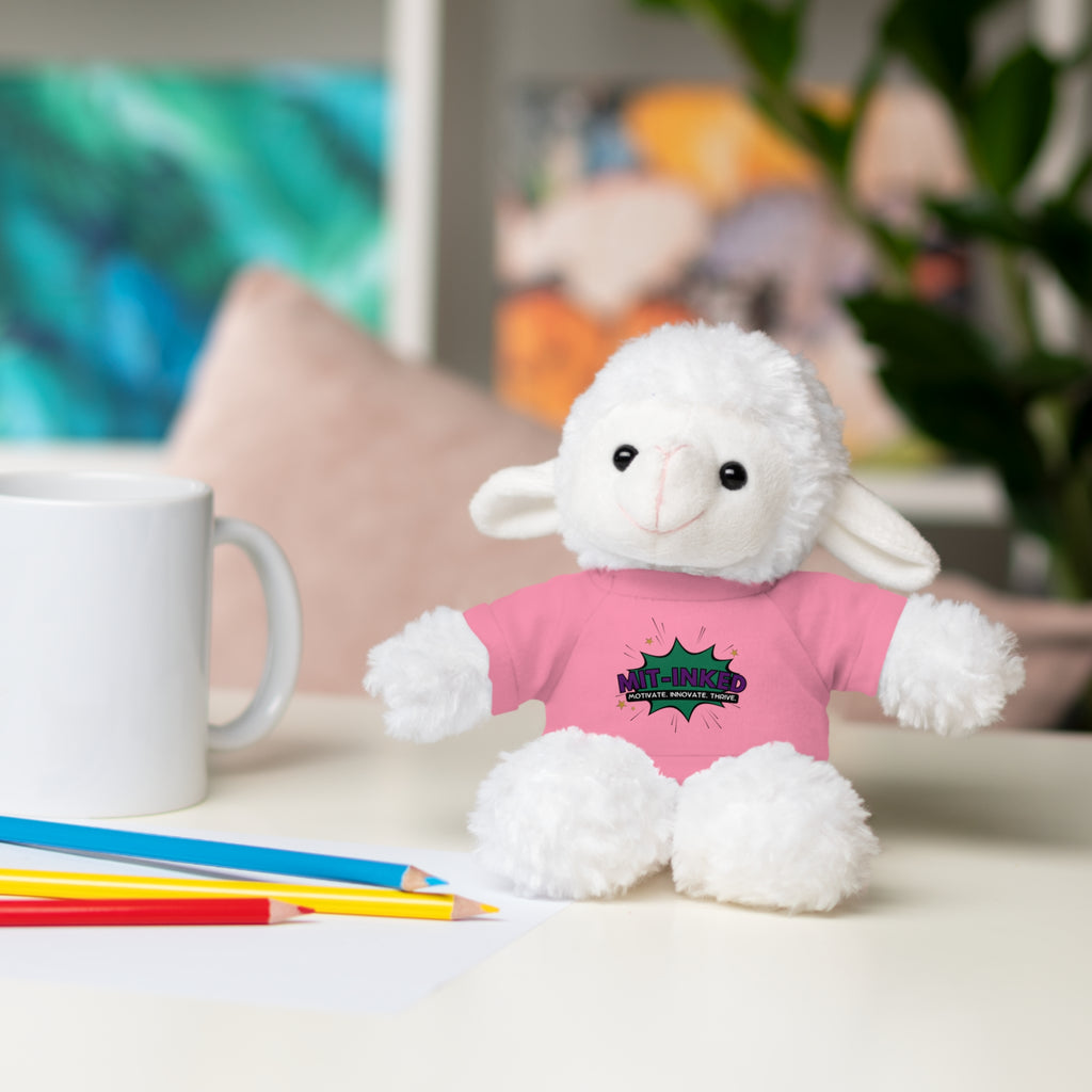 Plush Toy with MIT-Inked Graphic Tee — Cute Stuffed Animal Gift