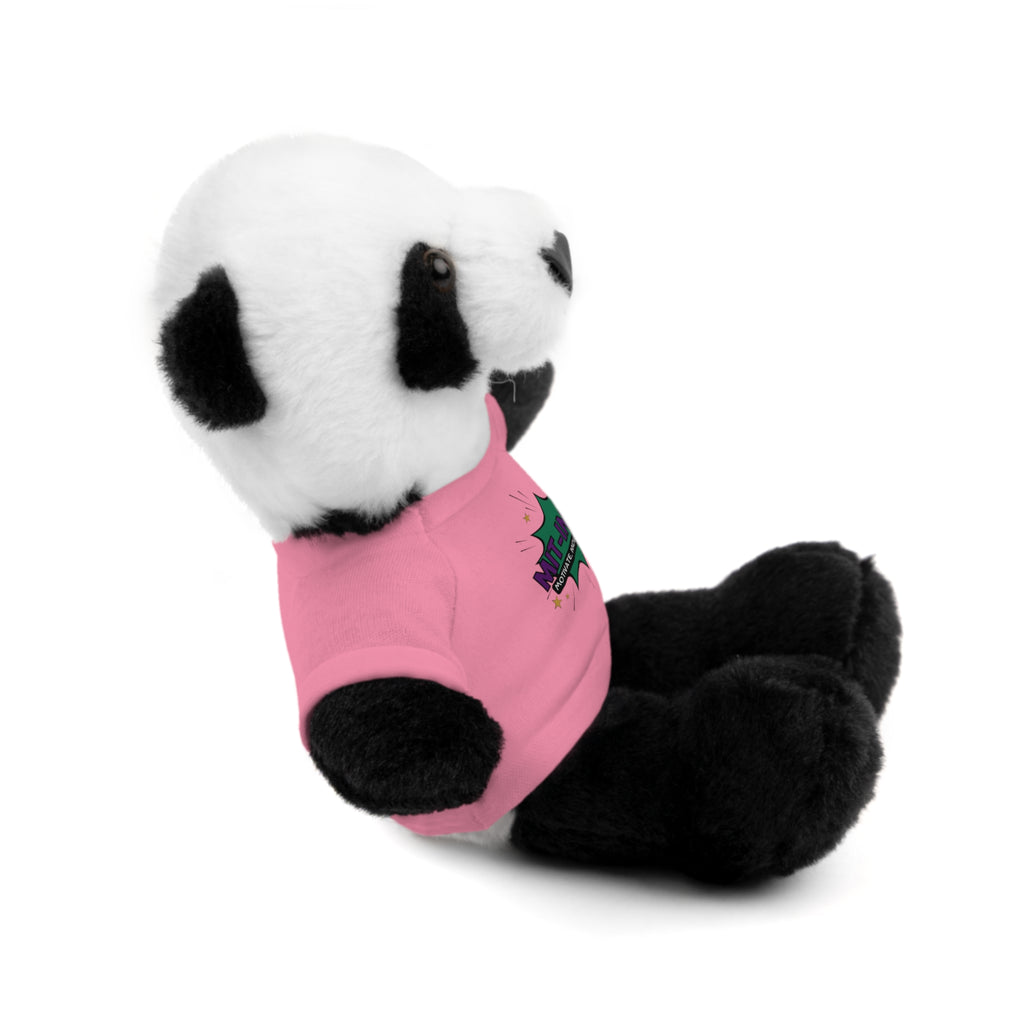 Plush Toy with MIT-Inked Graphic Tee — Cute Stuffed Animal Gift