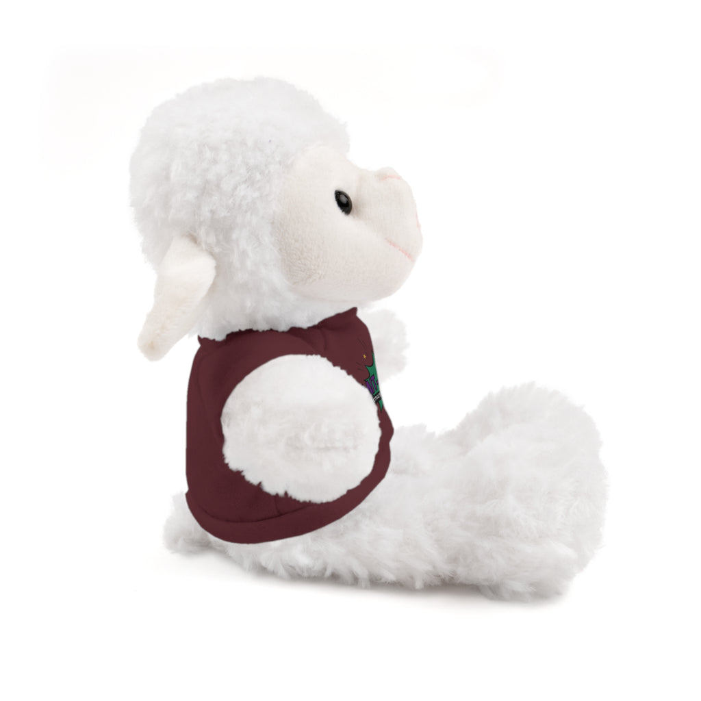 Plush Toy with MIT-Inked Graphic Tee — Cute Stuffed Animal Gift