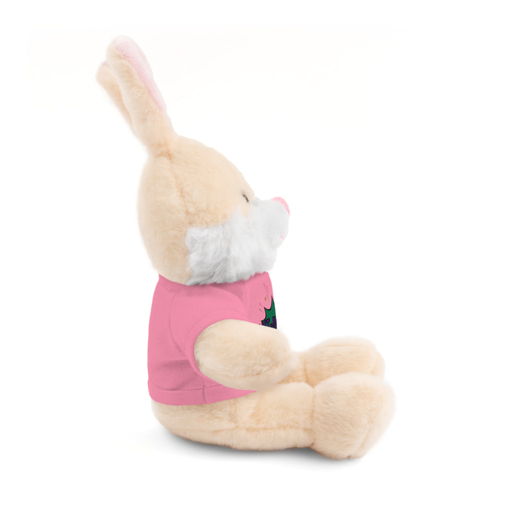 Plush Toy with MIT-Inked Graphic Tee — Cute Stuffed Animal Gift