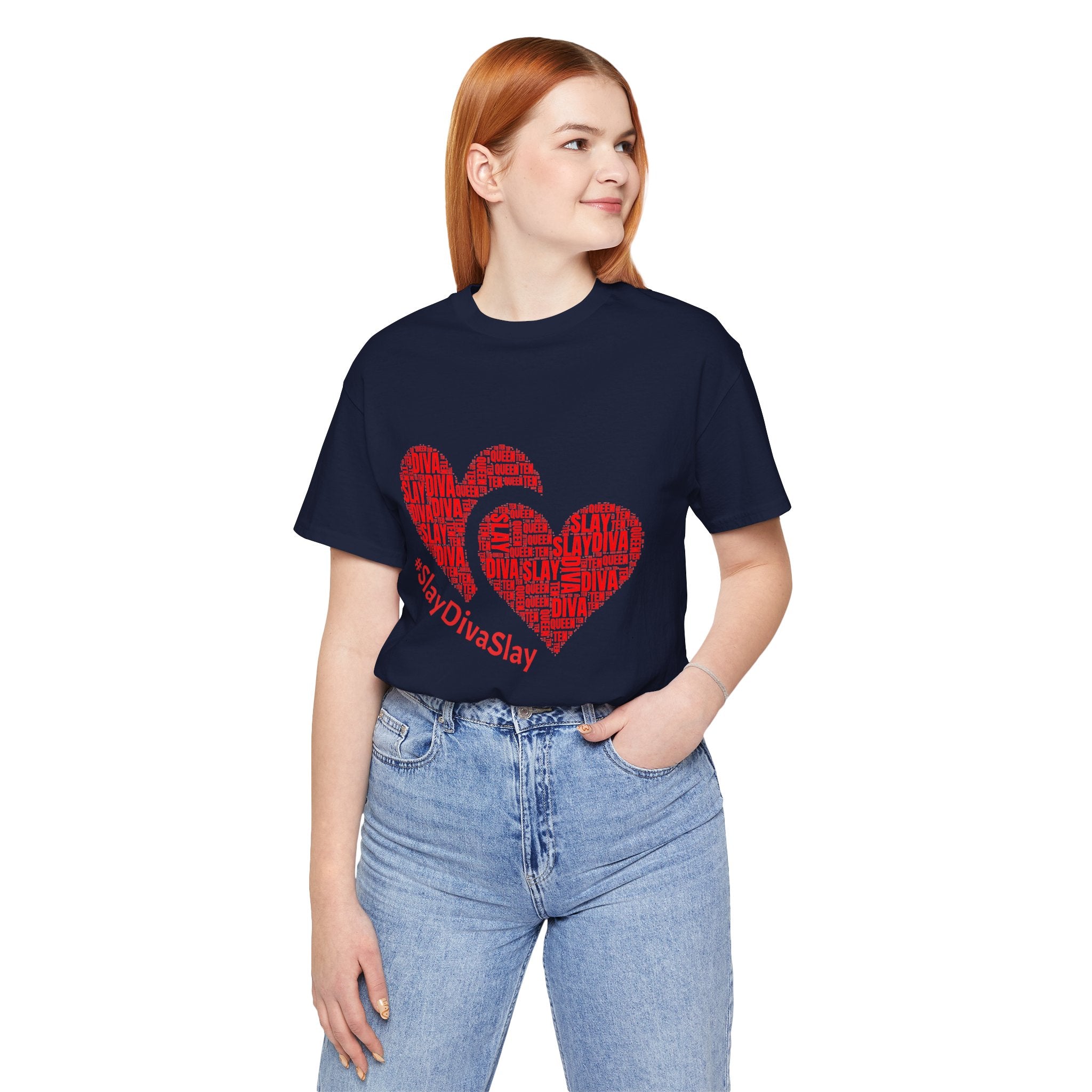 Slay Diva Heart Tee | #SlayDivaSlay MIT-Inked Empowering Graphic T-Shirt