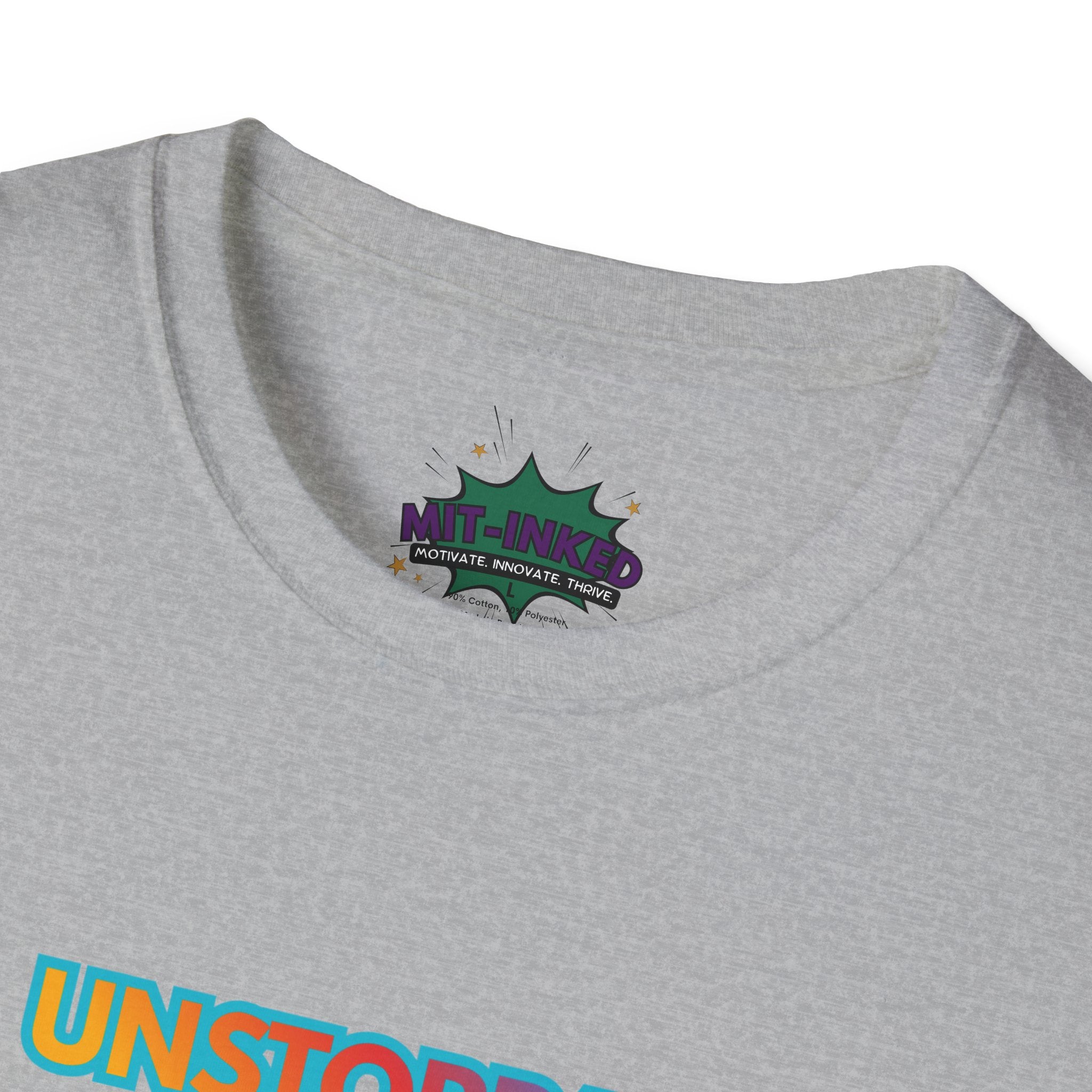 Unstoppable Runner T-Shirt — Motivational Track & Field Athletic Tee