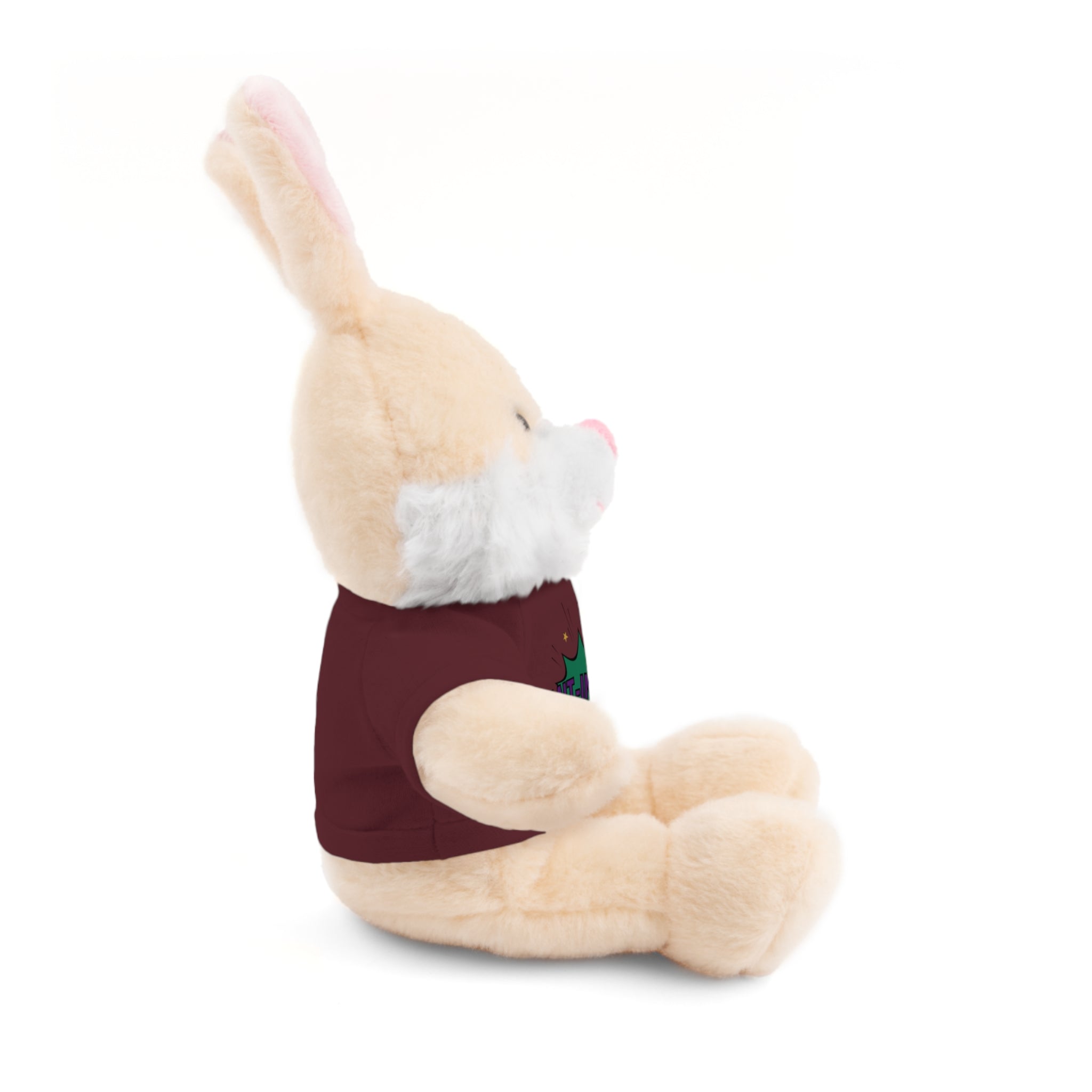 Plush Toy with MIT-Inked Graphic Tee — Cute Stuffed Animal Gift