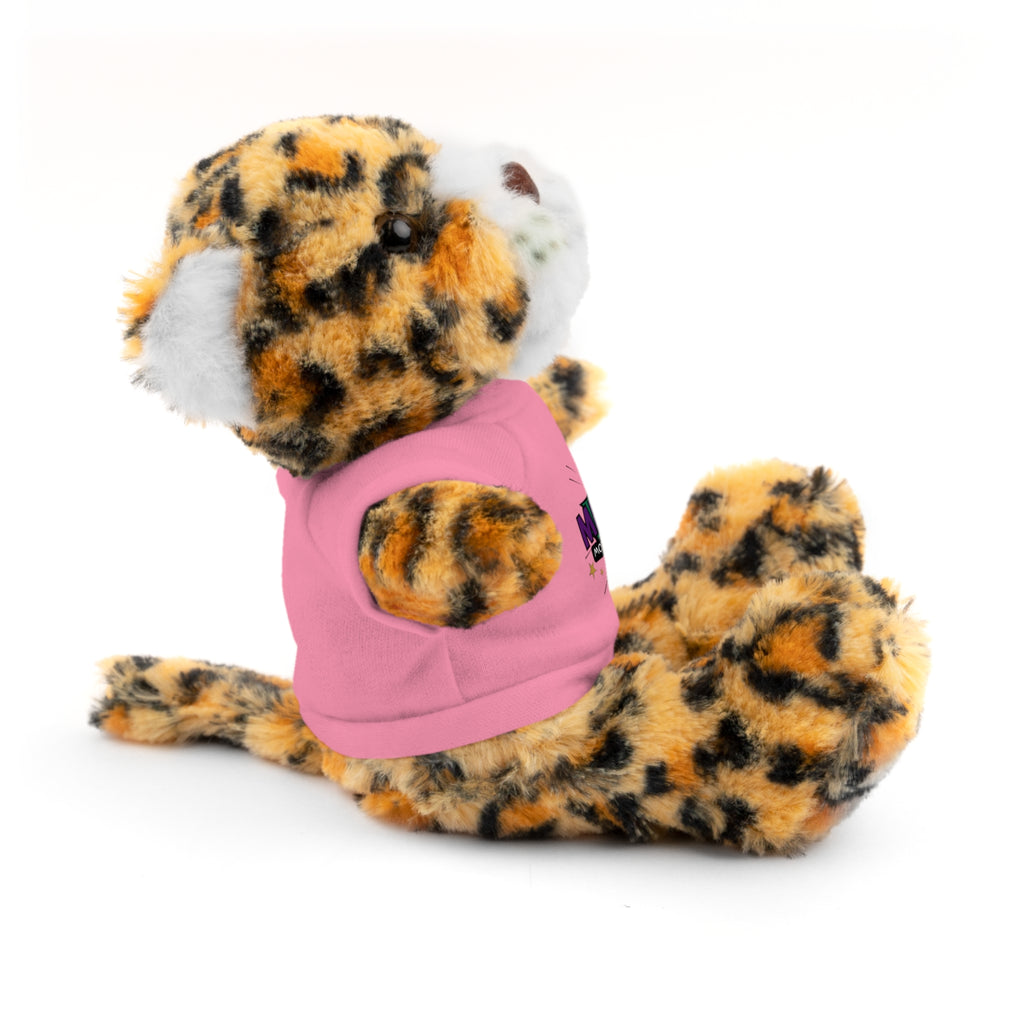 Plush Toy with MIT-Inked Graphic Tee — Cute Stuffed Animal Gift