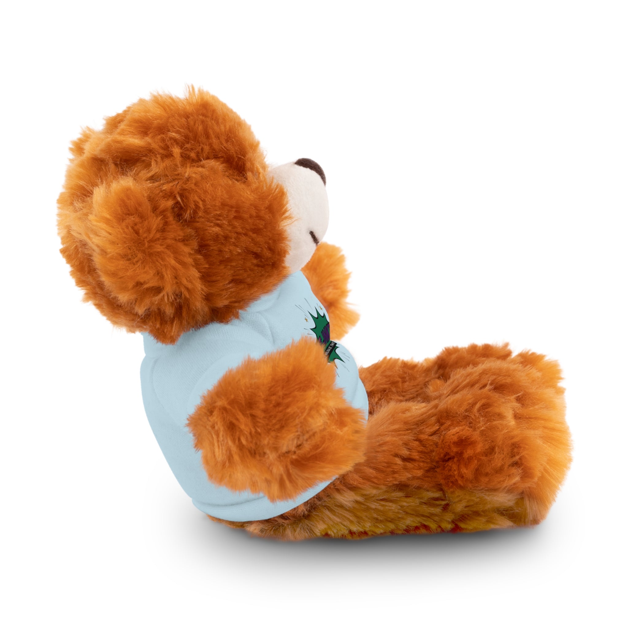 Plush Toy with MIT-Inked Graphic Tee — Cute Stuffed Animal Gift