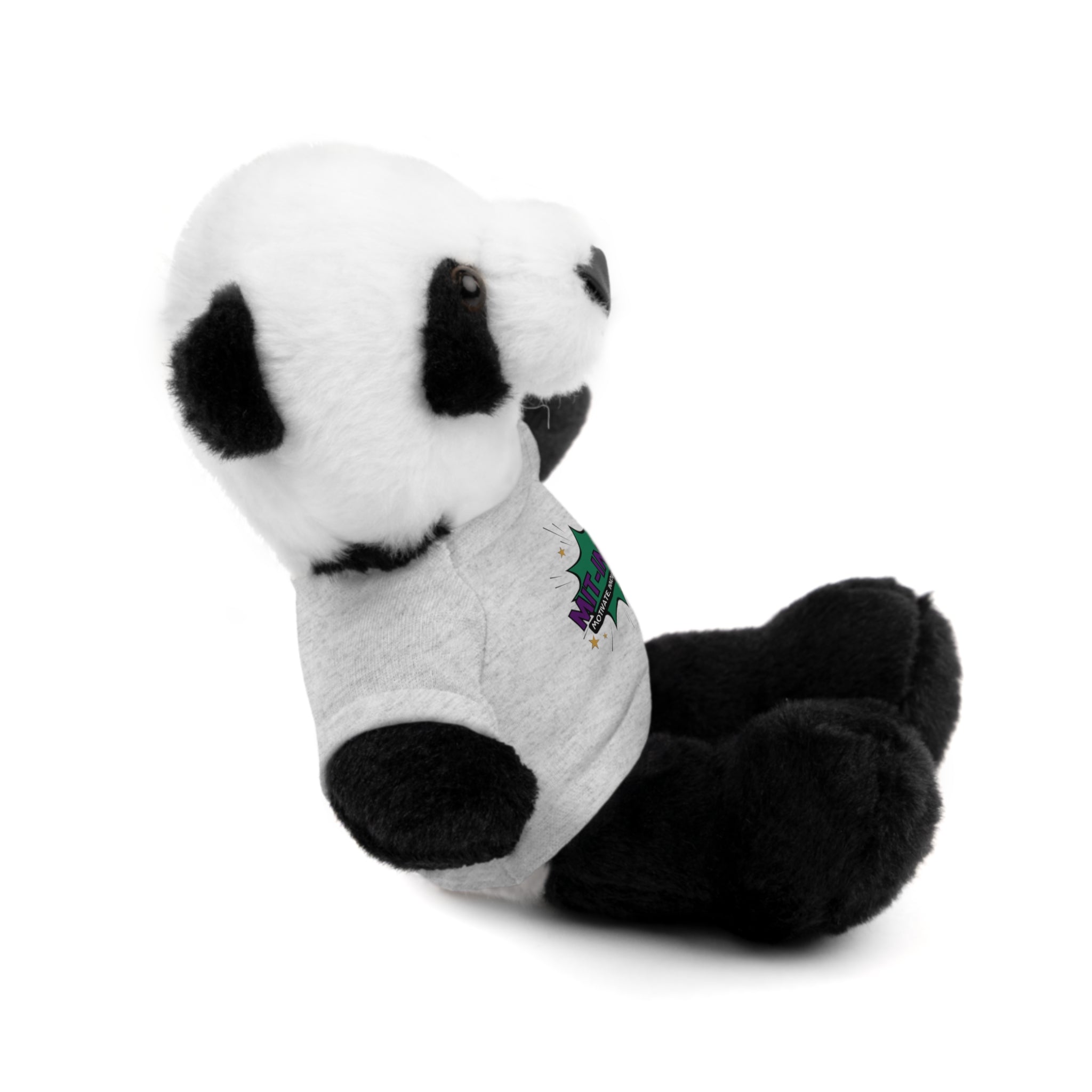 Plush Toy with MIT-Inked Graphic Tee — Cute Stuffed Animal Gift