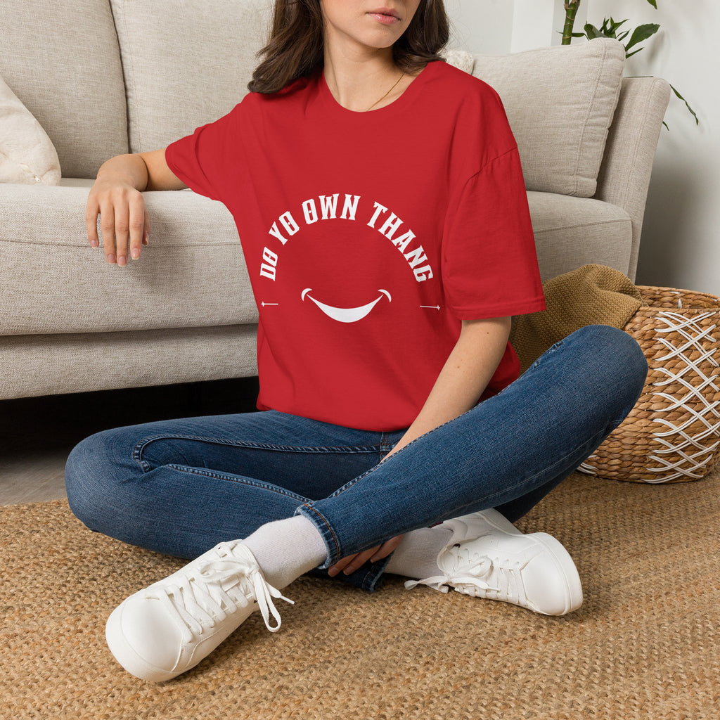 "Do Yo Own Thang" Smile Graphic T-Shirt | MIT-Inked Inspired Casual Tee