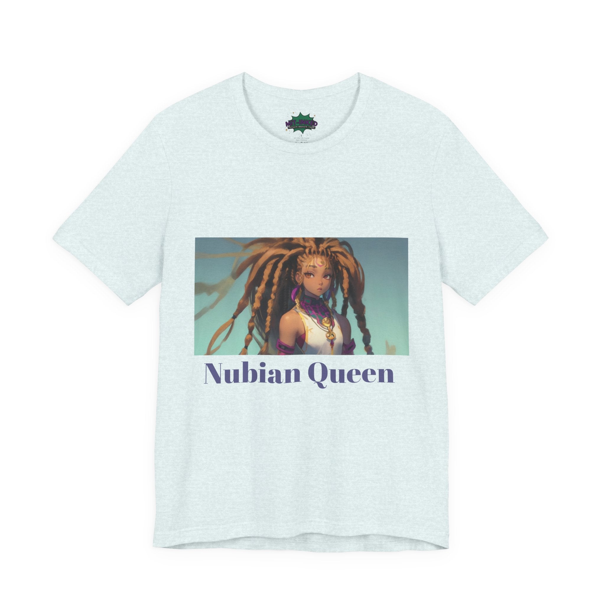 Nubian Queen Tee — Empowering Afrocentric Graphic T‑Shirt | MIT-Inked Heritage Tee