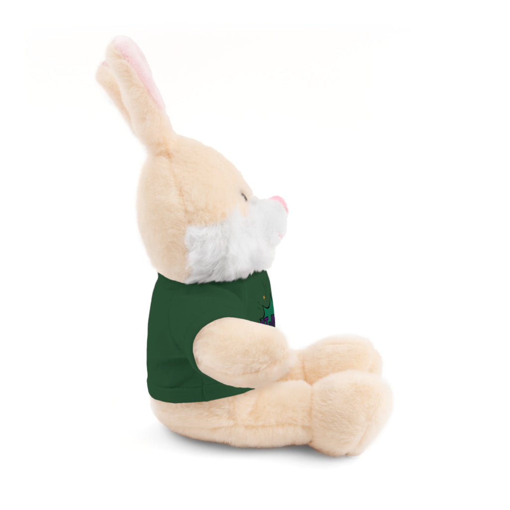 Plush Toy with MIT-Inked Graphic Tee — Cute Stuffed Animal Gift