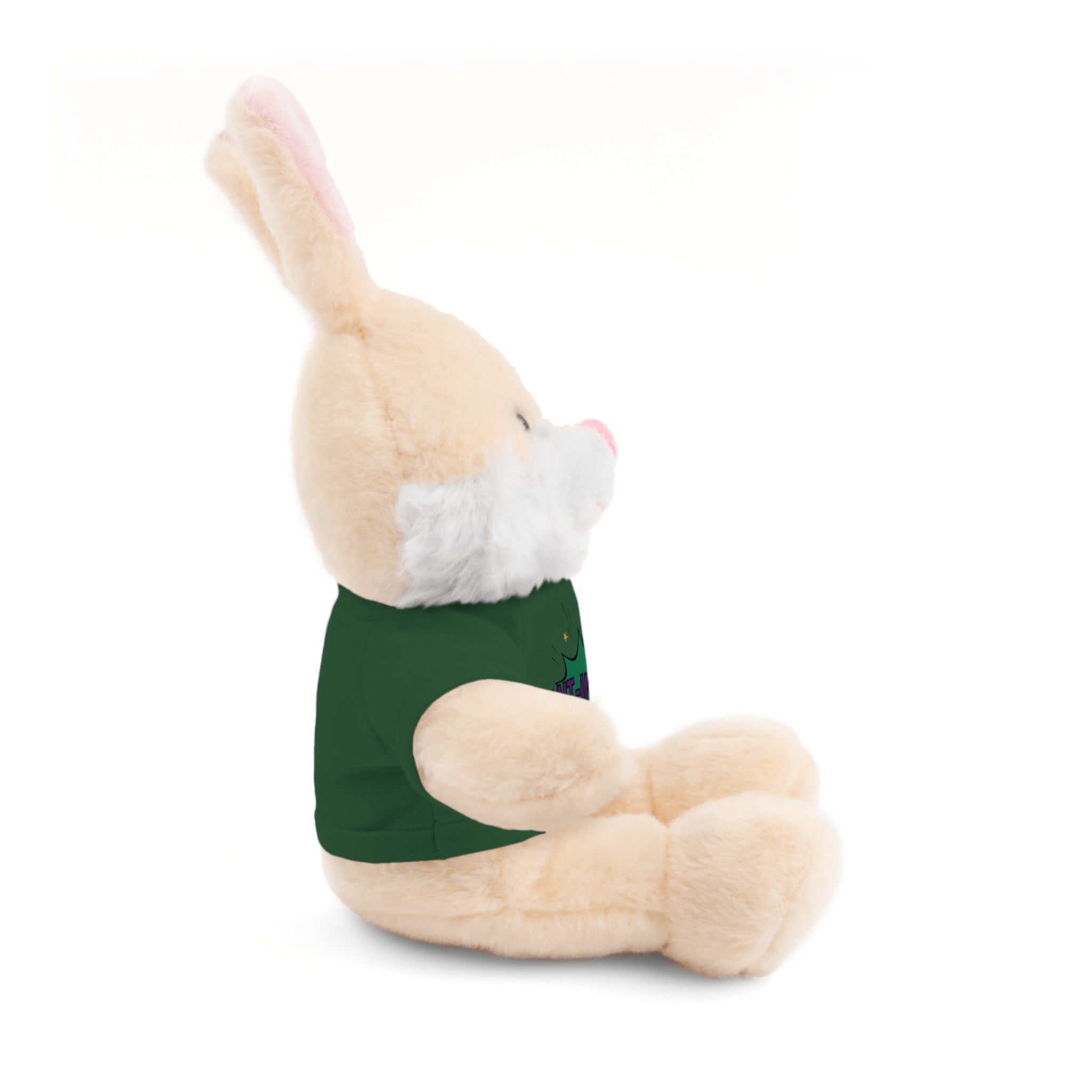 Plush Toy with MIT-Inked Graphic Tee — Cute Stuffed Animal Gift