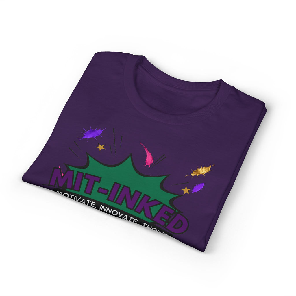 MIT-Inked Comic Art Logo T-Shirt | Motivate Innovate Thrive Graphic Tee Printify