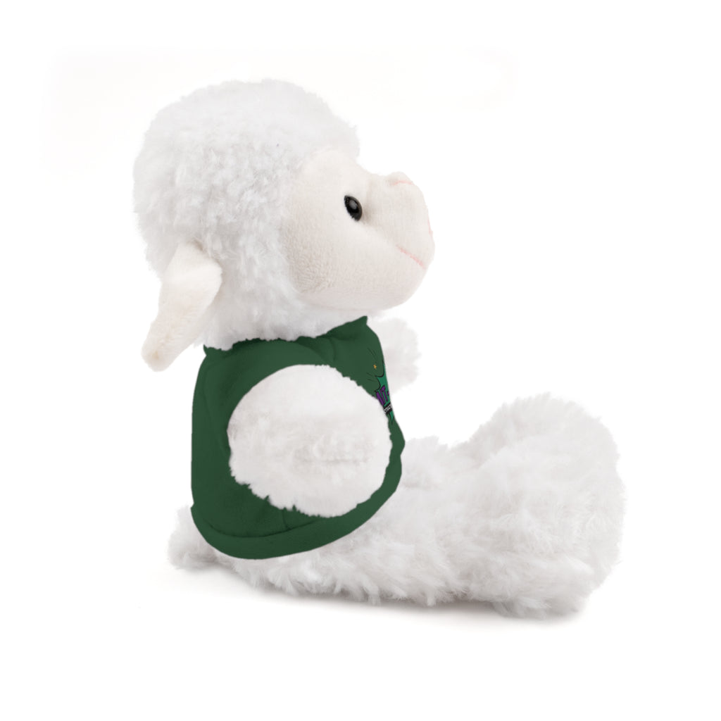 Plush Toy with MIT-Inked Graphic Tee — Cute Stuffed Animal Gift