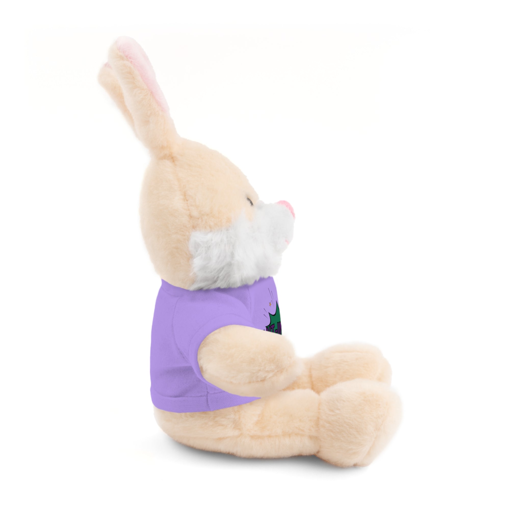 Plush Toy with MIT-Inked Graphic Tee — Cute Stuffed Animal Gift
