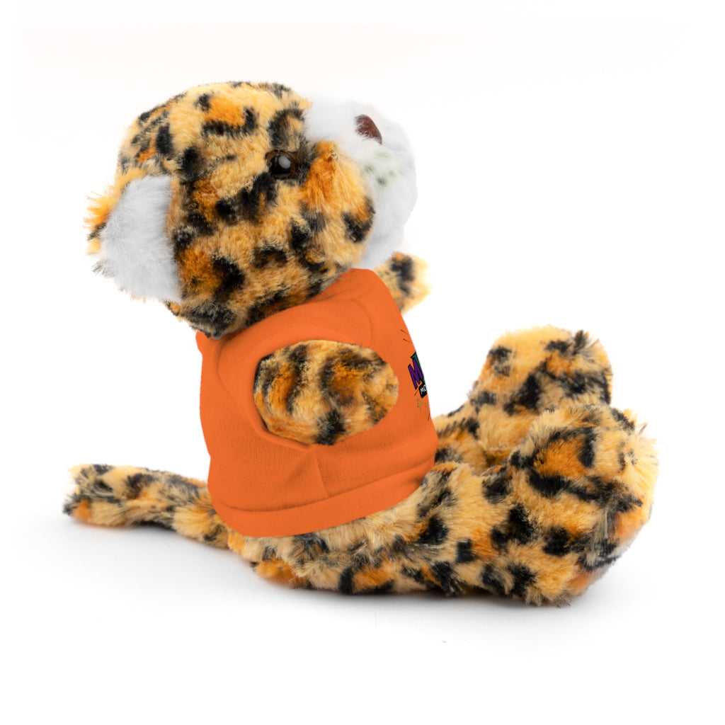Plush Toy with MIT-Inked Graphic Tee — Cute Stuffed Animal Gift