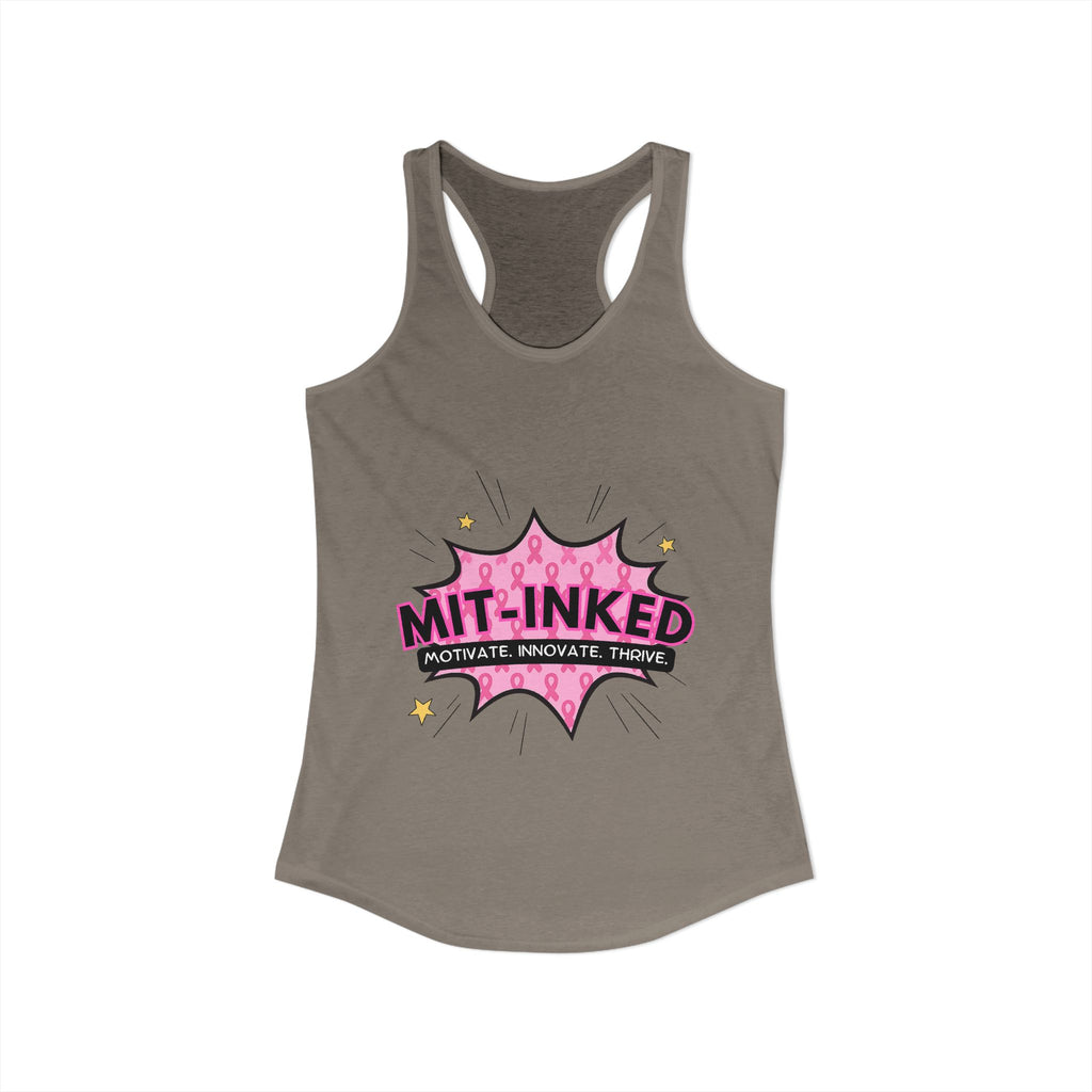 MIT-Inked Breast Cancer Women's Ideal Racerback Tank