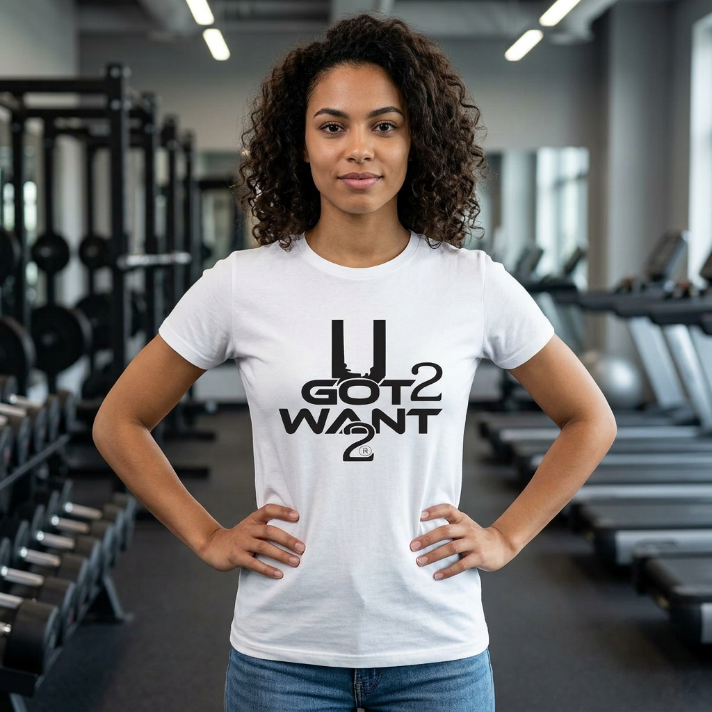 'U Got 2 Want 2' Women's Performance Short Sleeve Moisture Wicking Tee