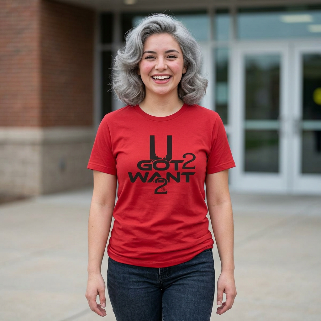 'U Got 2 Want 2' Women's Performance Short Sleeve Moisture Wicking Tee