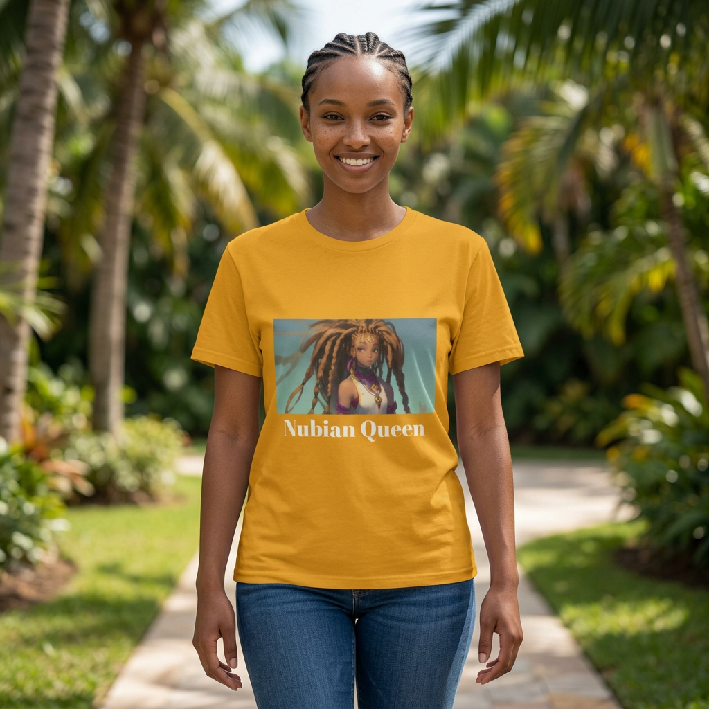 Nubian Queen Tee — Empowering Afrocentric Graphic T‑Shirt | MIT-Inked Heritage Tee