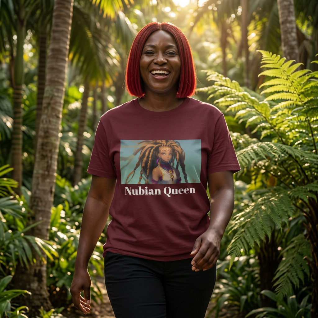 Nubian Queen Tee — Empowering Afrocentric Graphic T‑Shirt | MIT-Inked Heritage Tee